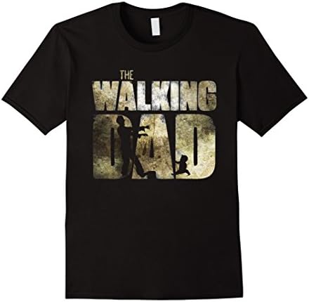 Men's The walking dad - Dad shirt Medium Black