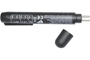 CANNONFISH Brake Fluid Liquid Tester,Hydraulic Fluid Liquid Oil Moisture Analyzer with 5 Led Indicators,DOT 3 DOT 4 DOT 5.1 Brake Fluid Liquid Tester Pen for Check Engine Car Accessories