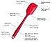 Joyoldelf Premium Silicone Kitchen Utensils Set (5 Piece) in Hygienic Solid Coating-Turner,Large Spatula,Small Spatula,Basting Brush,Whisk