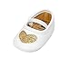 RVROVIC Baby Girl Moccasins Princess Sparkly Premium Lightweight Soft Sole Prewalker Toddler Shoes (S:0-6 Months, C010-Gold)