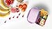 Bento Box for Adults Lunch Containers for Kids 3 Compartment Lunch Box Food Containers Leak Proof(Includes Flatware, Purple)