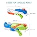 iBaseToy 2 Pack Super Water Gun, 10M Long Range Squirt Guns Water Soaker Blaster for Kids Adults,1000CC/ 570CC High Capacity Squirt Toy Water Fighting Toys for Boys Girls