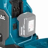 Makita MR007GZ 12V/40V DAB DAB+ Job Site Radio Bluetooth USB AUX IN view 12
