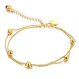 Star Jewelry 18k Gold Plated Copper Women Anklet