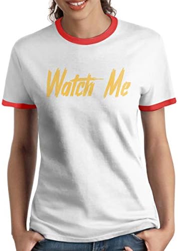 PopNoun Women's Short Sleeve Jaden Smith Watch Me Funny T-Shirt