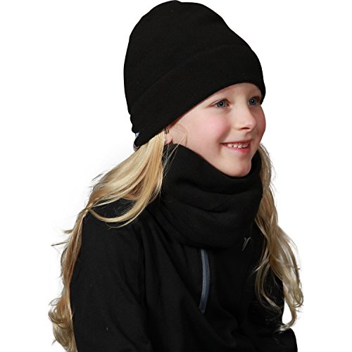 Turtle Fur Kids Chelonia 150 Classic Fleece Neck Warmer Black