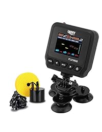 LUCKY Buscadores de peces para barcos Kayak Buscador de peces Agua salada Kayak Buscador de profundidad Pesca Transductor con conexión de cable con pantalla LCD para la pesca en el mar Pesca en el lago Pesca en el lago