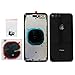 CELL4LESS Back Housing Assembly Metal Frame w/Back Glass - Sim Card Tray and Camera Frame and Lens for iPhone 8 Plus NO Logo (Black)