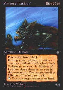 Magic: the Gathering - Minion of Leshrac - Ice Age