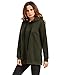 SheIn Women's Long Sleeve Zipper Loose Pullover Hoodie