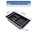 JKCOVER Center Console Organizer Tray Compatible with 2019 Chevy Silverado 1500/GMC Sierra 1500 and 2020 Chevy Silverado/GMC Sierra 1500/2500/3500 HD Accessories - Full Cebter Console Models ONLY