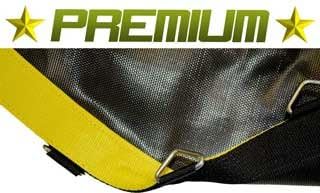 SkyBound 150" SunGuard Premium Round Trampoline Black Mat w/72 V-Rings, Fits 14 ft. Frames and 5.5" Springs Fits for Bounce Pro, Sports Power - TR-1463-FLEX-WM