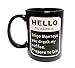 Ceramic Coffee Mugs - My name is Inigo Montoya. You drank my coffee. Prepare to die. 11 Oz Funny Mug Best Gifts Black by Busen