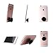 Smart Phone Expanding Stand and Grip, NOKEA Expanding Stand Holder Universal Finger Holder With Anti-fall Phone Air Sac Smartphone Desk stand Grip (Rose Gold/Black/Black)