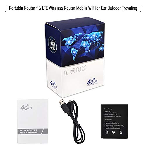 Carrfan 4G LTE Wireless Router Portable Router Mobile WiFi for Car Outdoor Traveling - Thumbnail 6