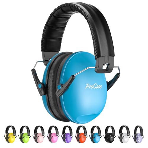 ProCase Noise Cancelling Headphones for Kids Toddler, SNR 27dB Noise Reduction Ear Muffs, Kids Ear Protection for Fireworks Autism, Sensory Headphones for Autistic Kids