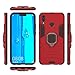 Huawei Y9 2019 Case, Ranyi 2 in 1 Ring Armor Design [360 Degree Rotation Ring Holder] [Kickstand Feature] Shock Absorbing Dual Layer Protective Defender Case for Huawei Y9 2019 (6.5 inch), red
