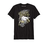 Harley-Davidson Official Men's Live The Legend Slim Fit Tee, Black
