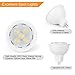 Mlambert 12 Pack MR16 LED Bulbs 50W Halogen Equivalent, GU5.3 Base, 2700K Warm White, 5W MR16 12V Spotlight Bulb, Non-Dimmable,35 Degree Beam Angle for Landscape, Recessed, Track Lighting