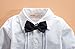 EGELEXY Baby Boys Tuxedo Wedding Romper and Jacket Formal Wear Suit 6-12months Black