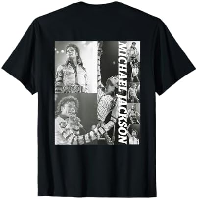 Amazon.com: Michael Jackson 002 Back Print T-Shirt : Clothing