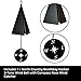 North Country Boothbay Harbor 3-Tone Wind Bell Chimes with Compass Rose — Unique Outdoor Wind Chime Catcher — Door Porch Garden Decorations Lawn Ornaments
