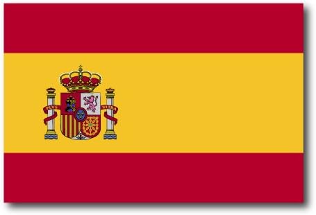 Magnet Me Up Spain Spanish Flag Car Magnet Decal, 4x6 Inches, Heavy Duty Automotive Magnet for Car, Truck SUV