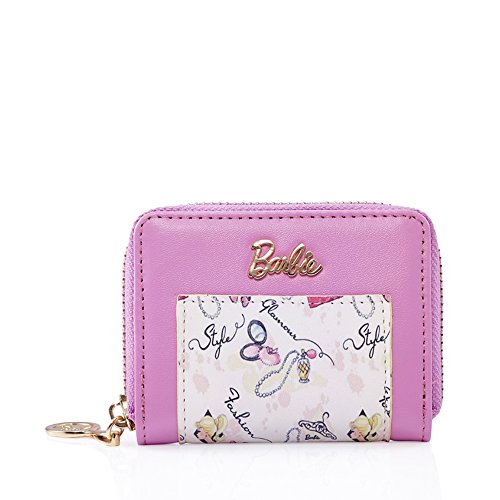 Barbie Pink-candy Series Simple Fashion Sweet Flowers Women Purse #BBPS021 (standard, pink)
