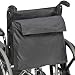 DMI Wheelchair Bag Provides Storage Area with Easy Access Pouch and Pockets, Flexible Straps Allow for Easy Install, Black primary
