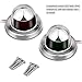 Boat Lights - 2 Pack Boat Navigation Lights Red and Green Led Boat Lights Marine Steel Bow Navigation Lights for Boats Led Boat Light Boat Accessories for Pontoon, Skiff and Small Boat - DC 12V