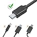 Soundpie Micro USB Cable 3.3ft (1m) 3 Pack - USB 2.0 A to Micro B High Speed - 22AWG Power Rated to 3 amp - Fast Data Sync Charge Cord - Charge Cable for Android Samsung, Cell Phone & Tablet(Black)