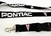 Pontiac Lanyard Red Logo White Imprint 1 inch x 22 inch Key Chain ID Badge Card Holder Hanger