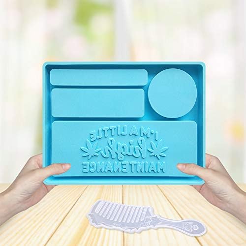 Silicone ice cube tray with intricate molds and excessive maintenance, priced at $20.99.