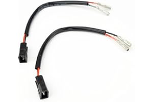 Aharon Motorcycle 12V Cable Wire Extension/Adapter for LED Turn Signal Lights | Compatible with Aprilia Motorcycles | Bike Indicator Blinkers | Waterproof Indicator Light Connector Plug