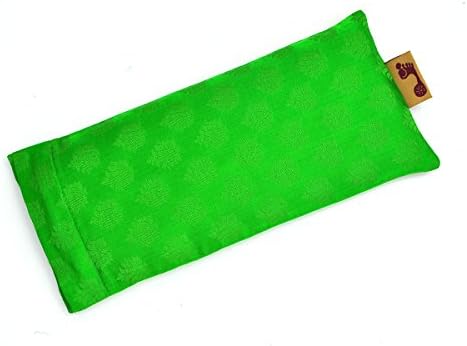 Barefoot Yoga Silk Eye Pillows - Indian Sari Designs with Flax Seed &amp; Lavender (Kerala)