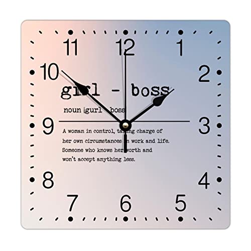 Mua Zyadsinoudor PVC Clock Girl Boss Definition Wall Clock
