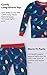 PajamaGram Matching Christmas PJs for Family, Christmas Lights, Womens XS / 2-4 Blue