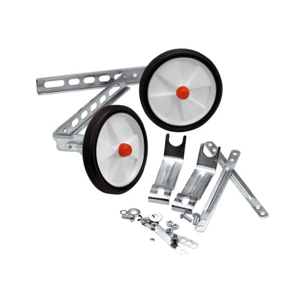 Raleigh - RWM494 - Universal Fit Stabiliser Set for Children's Bicycles with 12-20 Inch Wheels in Silver