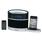 Jensen JiMS-185i iPod Docking Music System with FM Receiver, Auxiliary Input, Night Light and Slide-Out Dock