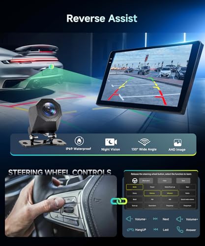 Rimoody 4G+64G Autoradio Android per Renault Captur Clio 2011-2018, 9" Touchscreen Schermo IN-Cell Radio con Carplay Android Auto Senza Fili FM/RDS/EQ Navi GPS WiFi Bluetooth Mirror Link Retrocamera