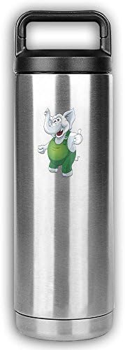 Elephant Vacuum Insulated Stainless Steel Travel Mug With Easy-Clean Lid