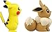 Takara Tomy ESP-10 Takaratomy Pokémon Sun & Moon Esp-10-Pikachu & Eevee Figure, 1.5