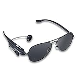 Excelvan Wireless Bluetooth Polarized Smart Sunglasses Hands-Free Talk Voice Control Headset