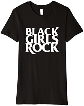 Womens Black Girls Rock Premium T-shirt XL Black