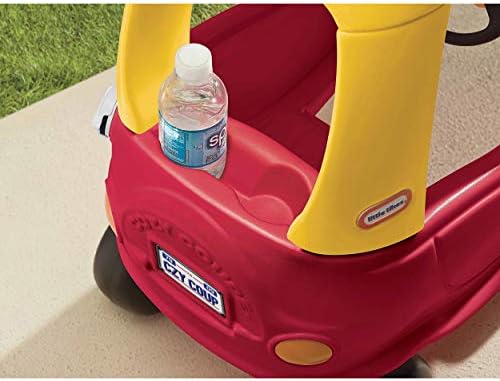 toy red car with yellow roof