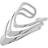 V Shape Multilayer Open Rings Minimalist Pointed Chevron Engagement Promise Dainty Adjustable Finger Wedding Band Stackable Eternity Ring Unique Cocktail Party Simple Jewelry for Women Girlfriend