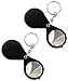 MAXIMIZE (2 Pack) 5X Power Pocket Magnifier | Key Ring Attachment | Distortion-Free 1