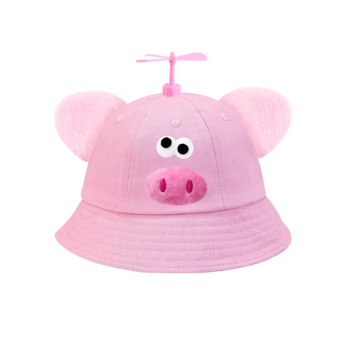 SIEBOLD Piggy hat,Propeller hat,Hat with Propeller,Helicopter Hats,Funny Party hat,for Adults for Fancy Dress Party Favors โ image 1