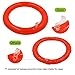 A.S Hapdoop 2-4 Players Inflatable Reindeer Antler Ring Toss Game for Christmas Party - Game Rules Included (2 Green Antlers 10 Rings)