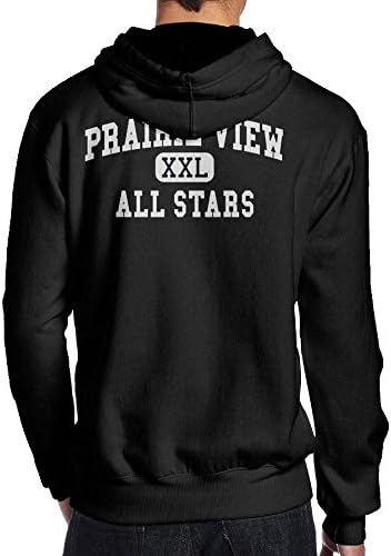Uhigu Man's Prairie View All-Stars Mens Funny Novelty Gift Idea Gift Funny T Shirt Black S